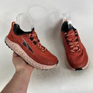 Altra Outroad Sneaker Women's 6.5 Red Orange Trail Running Shoes AL0A7R72680
